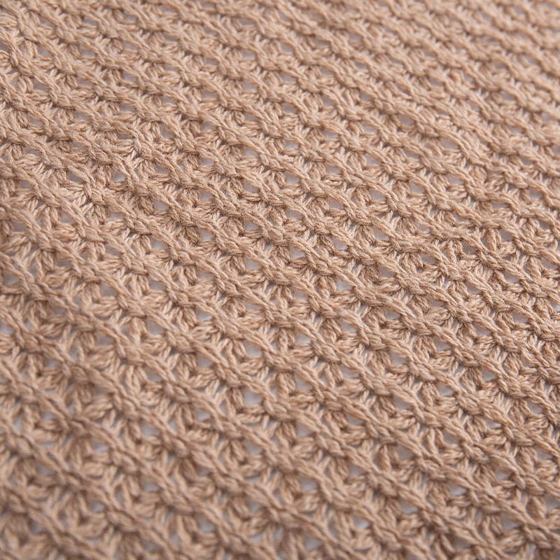 Knitted Hollow Rib Jacquard Spandex Damit na tela